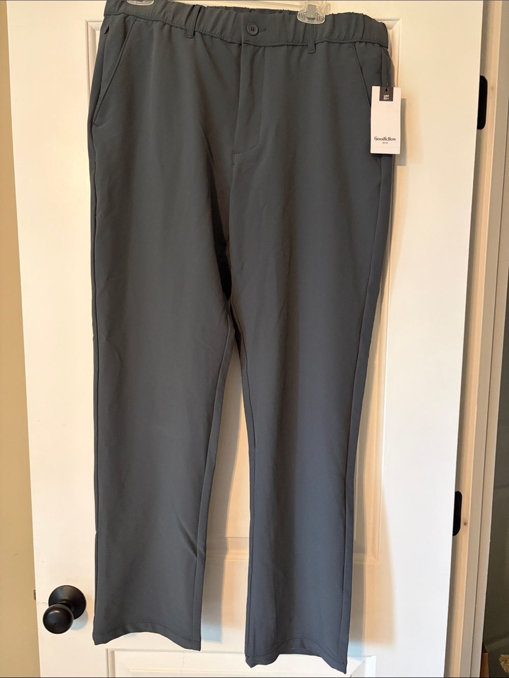 Goodfellow & Co Men's Charcoal Gray Stretch Tech Trouser